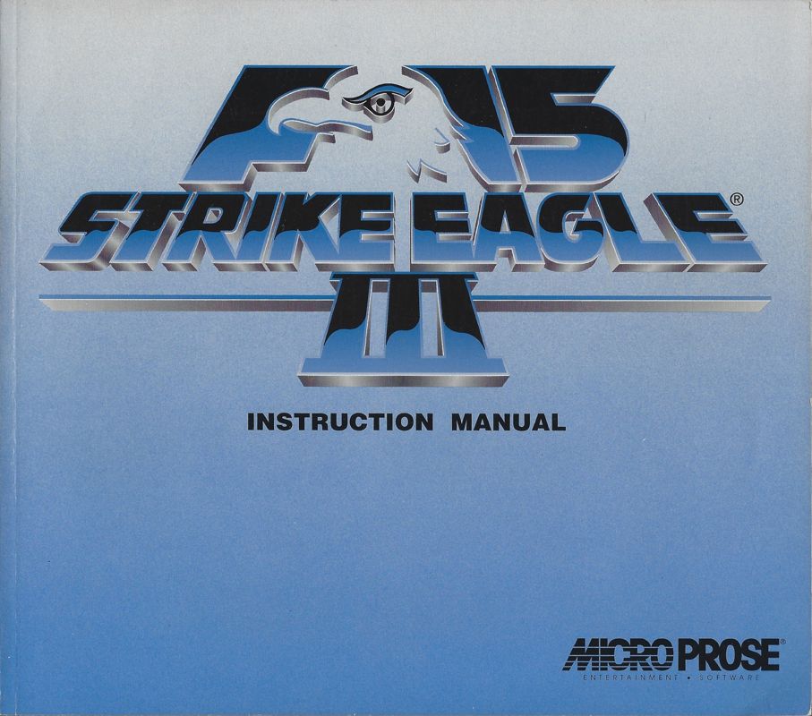 Manual for F-15 Strike Eagle III (Ace's Limited Edition) (DOS)