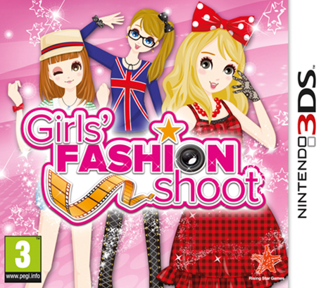Front Cover for Girls' Fashion Shoot (Nintendo 3DS) (download release)