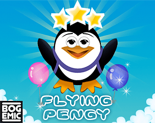Front Cover for Flying Pengy (Macintosh and Windows) (itch.io release)