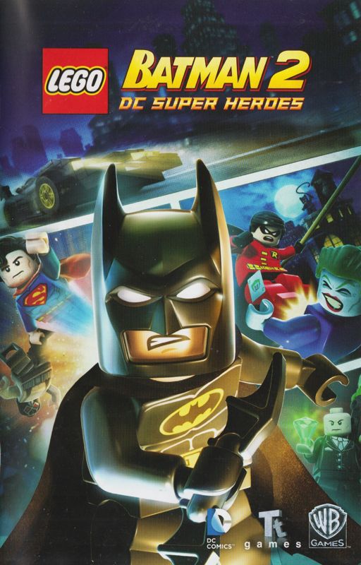 Manual for LEGO Batman 2: DC Super Heroes (Windows): Front (10-page)