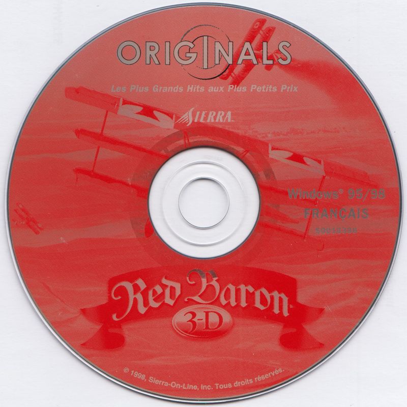 Media for Red Baron 3-D (Windows) (SierraOriginals release)