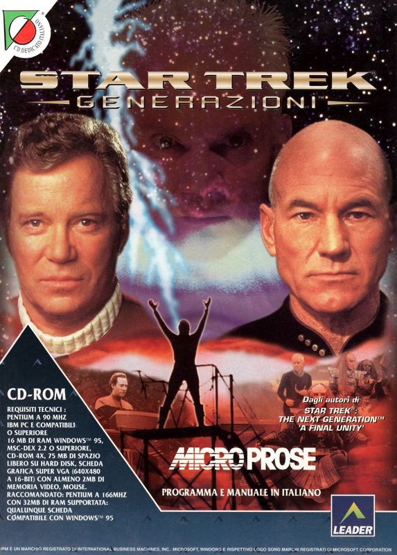 Front Cover for Star Trek: Generations (Windows)