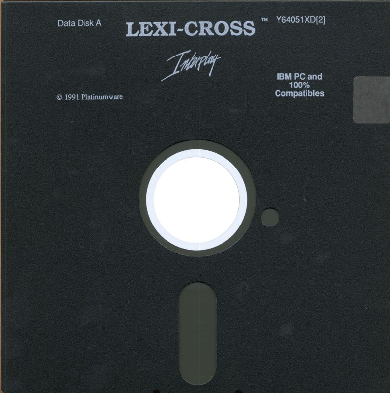 Media for Lexi-Cross (DOS): Data Disk A