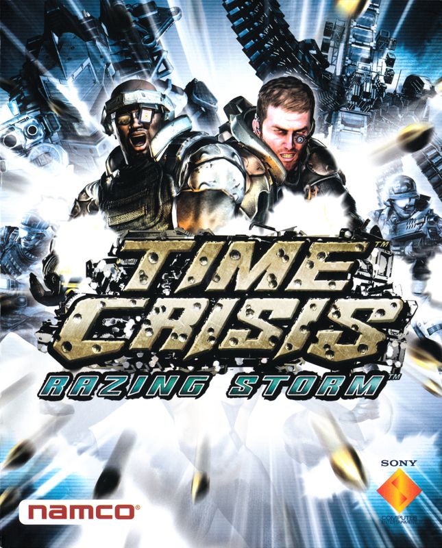 Manual for Time Crisis: Razing Storm (PlayStation 3): Front