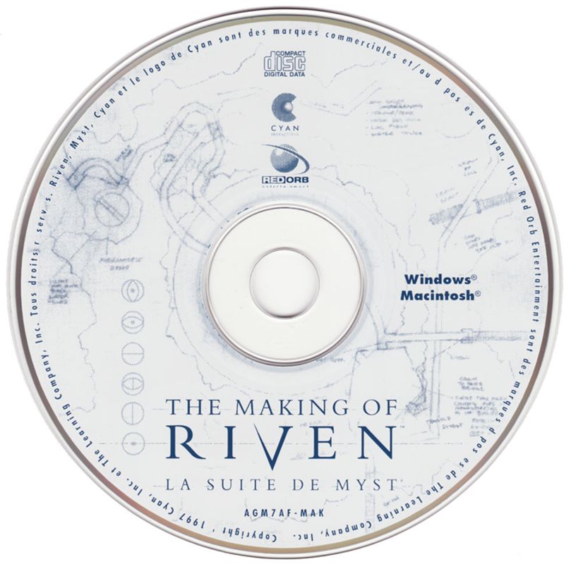 Media for Ages of Myst (Macintosh and Windows and Windows 3.x): Riven Making-Of CD