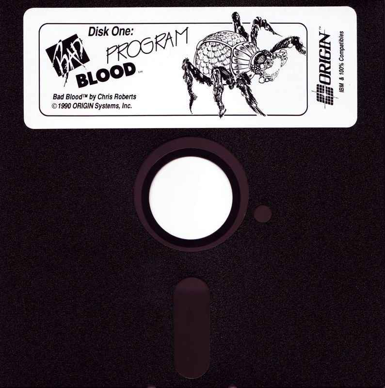 Media for Bad Blood (DOS): 5.25" Disk 1