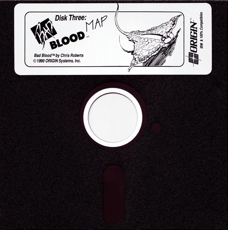 Media for Bad Blood (DOS): 5.25" Disk 3