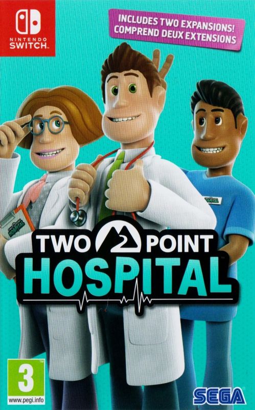 Front Cover for Two Point Hospital (Nintendo Switch)