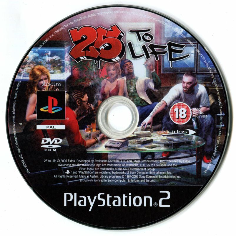 25 To Life PlayStation 2 Game For Sale