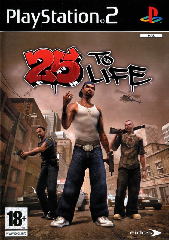 Front Cover for 25 to Life (PlayStation 2) (European English release)