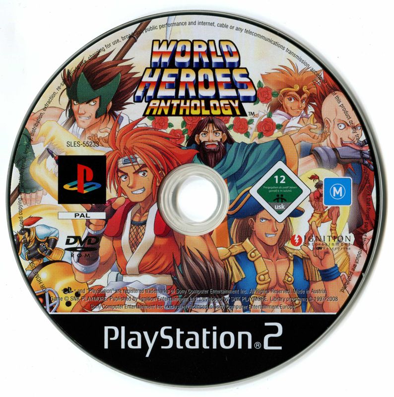 Media for World Heroes: Anthology (PlayStation 2)