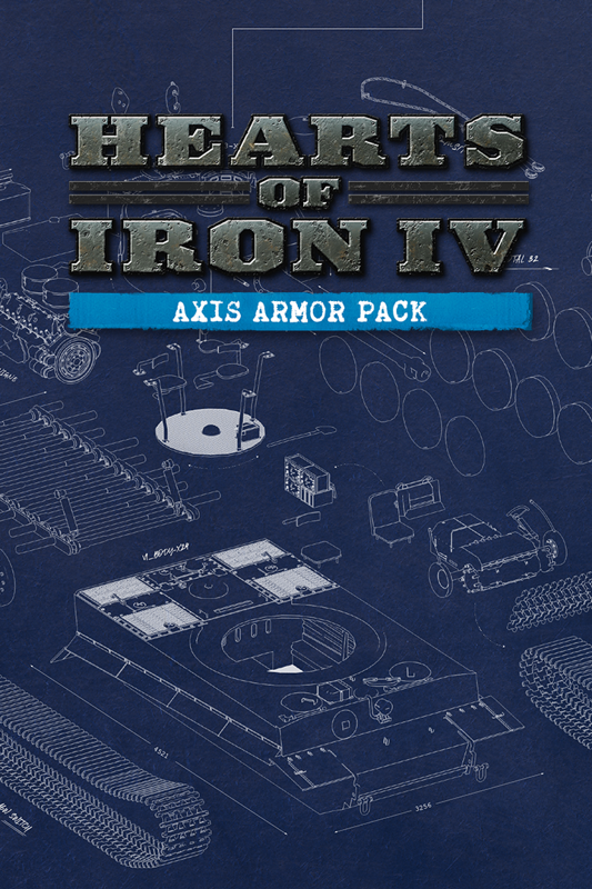 Hearts of Iron IV Axis Armor Pack cover or packaging material MobyGames