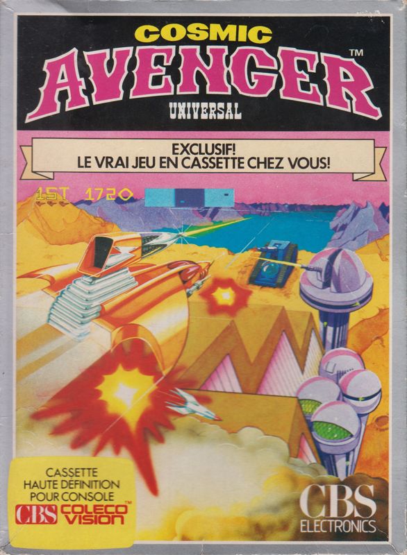 Front Cover for Cosmic Avenger (ColecoVision)