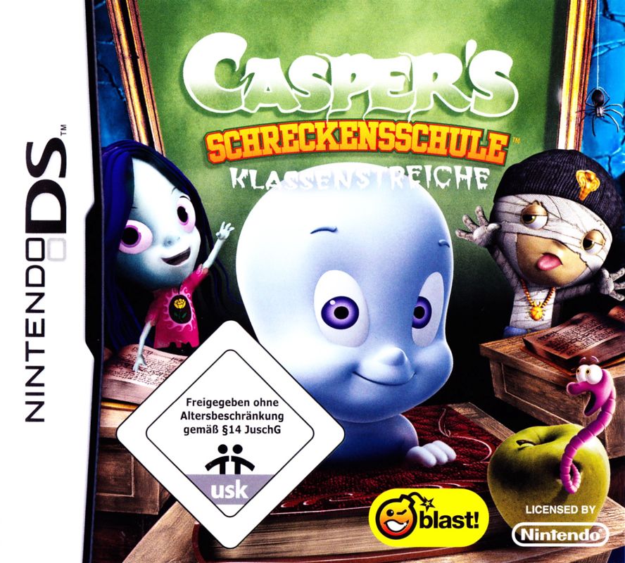 Front Cover for Casper's Scare School: Classroom Capers (Nintendo DS)