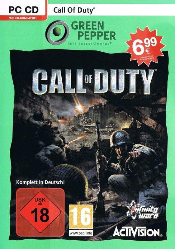 Front Cover for Call of Duty (Windows) (Green Pepper re-release)