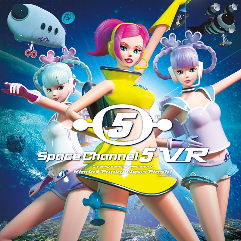 Front Cover for Space Channel 5 VR: Kinda Funky News Flash! (PlayStation 4) (download release)