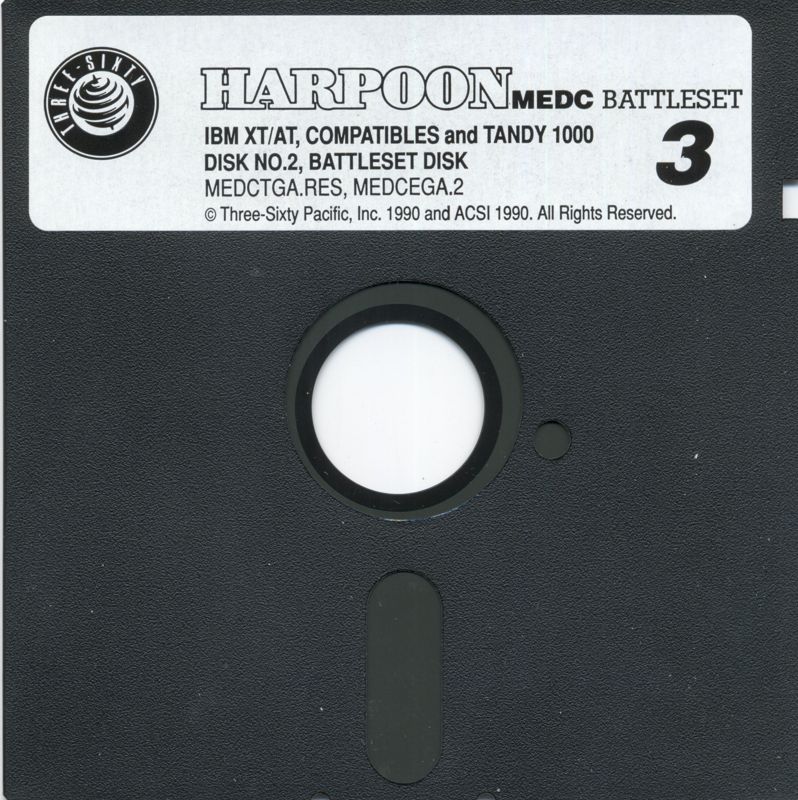 Media for Harpoon Designers' Series: BattleSet Enhancer (DOS): Disk 3 - BattleSet for Tandy
