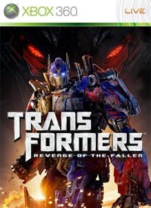 Front Cover for Transformers: Revenge of the Fallen (Xbox 360) (Games on Demand release)