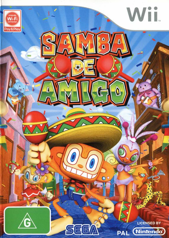 Front Cover for Samba de Amigo (Wii)