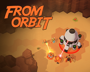 Front Cover for From Orbit (Linux and Macintosh and Windows) (itch.io release)