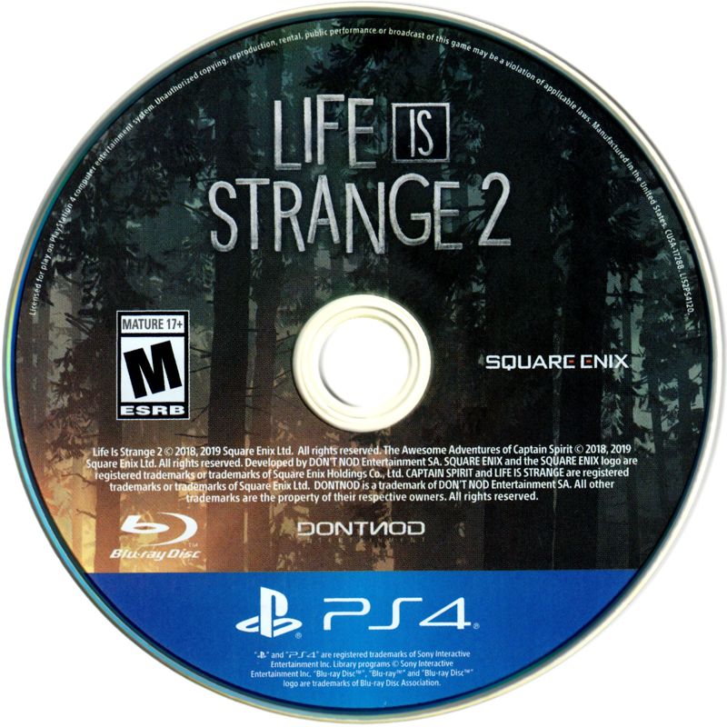 Media for Life Is Strange 2 (PlayStation 4)