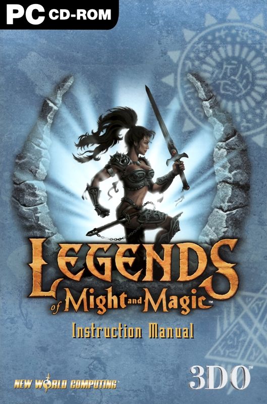 Manual for Legends of Might and Magic (Windows): Front