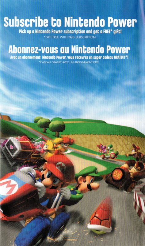 Advertisement for Mario Kart: Double Dash!! (GameCube): Nintendo Power - Front
