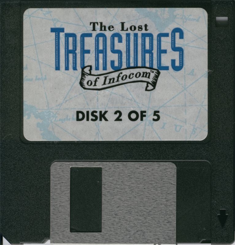 Media for The Lost Treasures of Infocom (DOS) (3.5" Floppy IBM PC, XT, AT, PS/2, Tandy release): Disk 2