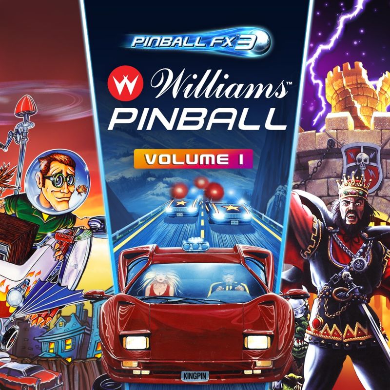 Front Cover for Pinball FX3: Williams Pinball - Volume I (PlayStation 4) (download release)