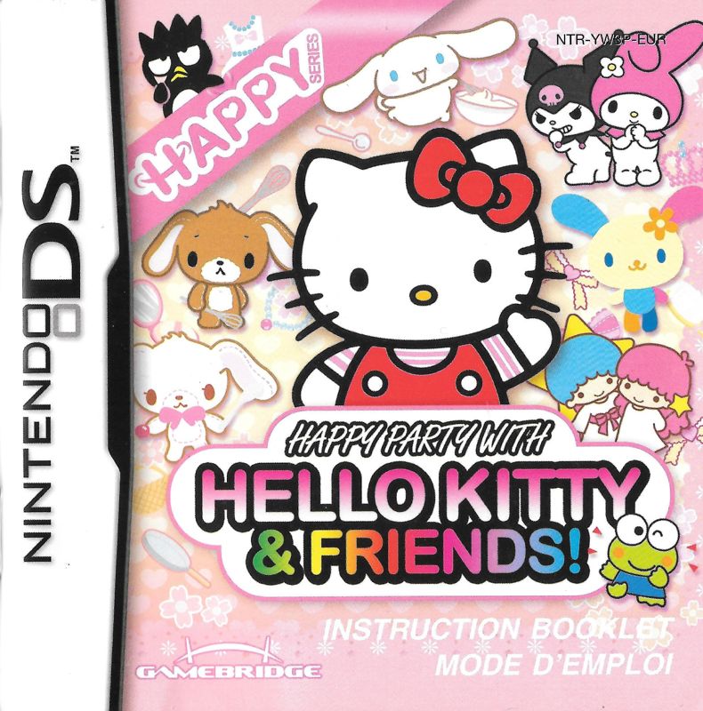 Manual for Hello Kitty: Party (Nintendo DS): Front