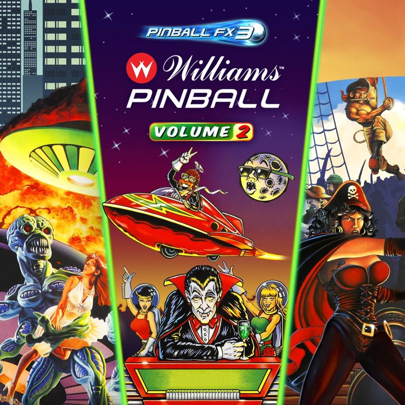 Front Cover for Pinball FX3: Williams Pinball - Volume 2 (PlayStation 4) (download release)