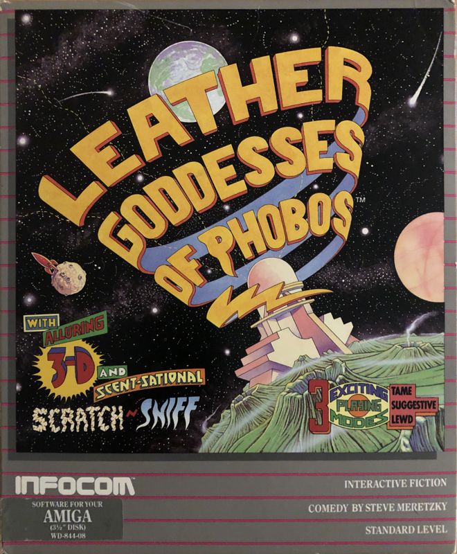 Front Cover for Leather Goddesses of Phobos (Amiga)