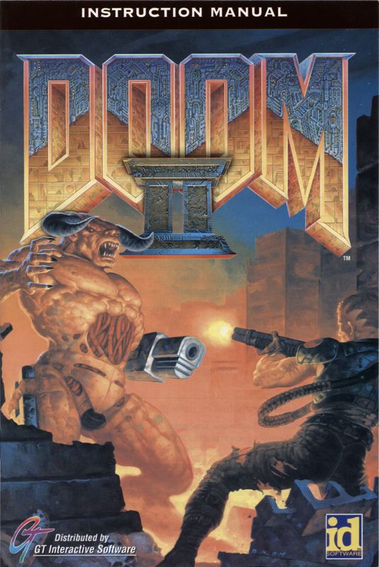 Manual for Doom II (DOS) (CD-ROM release): Front