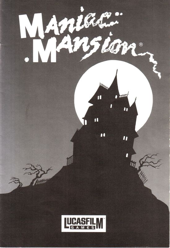 Manual for Maniac Mansion (DOS) (Enhanced version (1989))