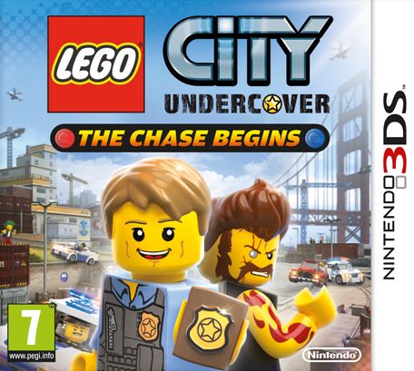 Front Cover for LEGO City Undercover: The Chase Begins (Nintendo 3DS) (download release)