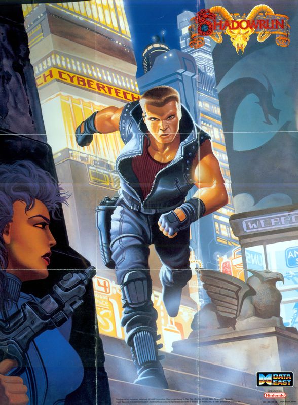 Extras for Shadowrun (SNES): Poster