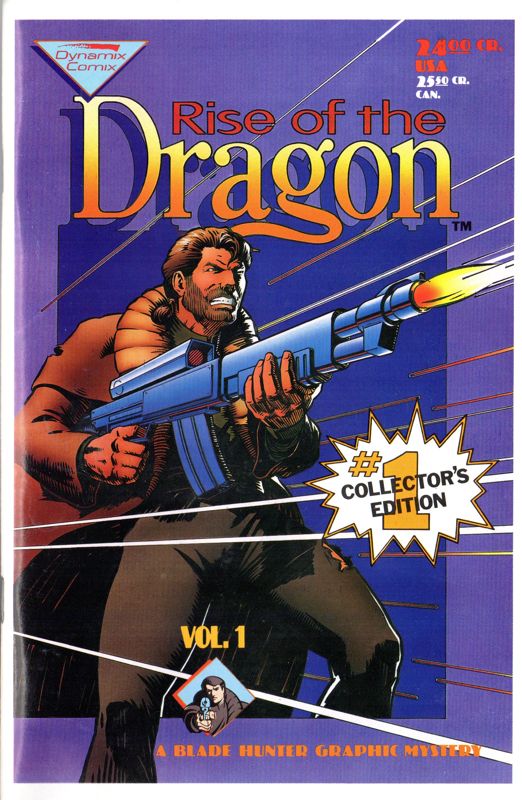 Extras for Rise of the Dragon (DOS) (5.25" Disk release (256 Colors version)): Comic Book