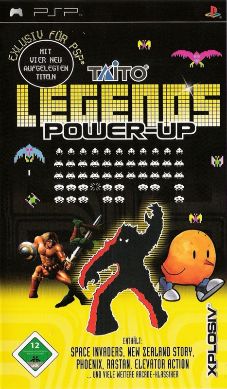 Front Cover for Taito Legends: Power-Up (PSP)