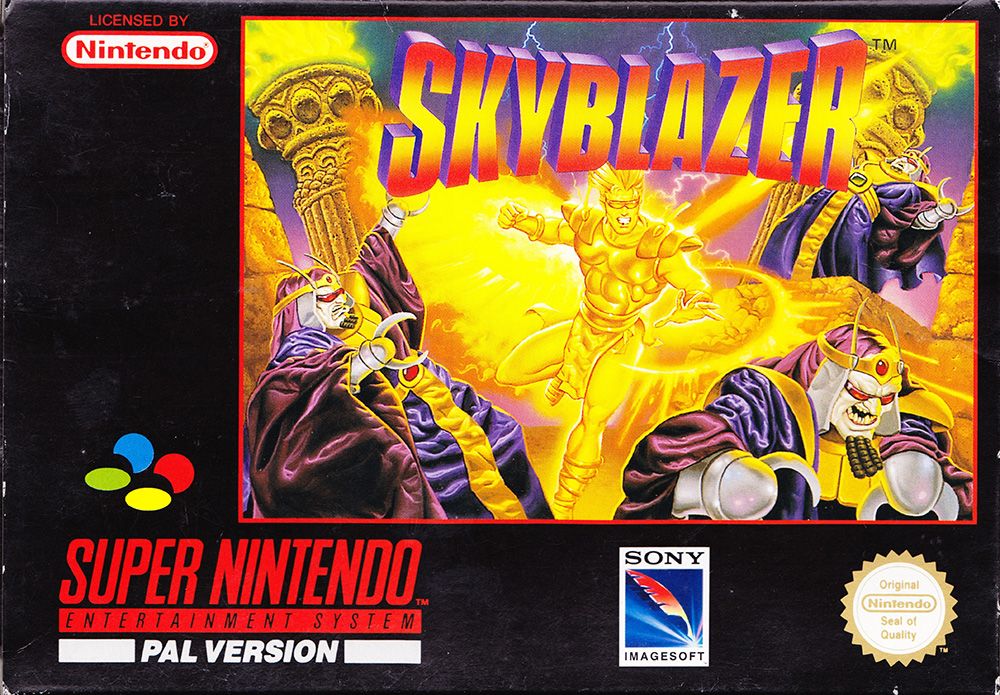 Front Cover for Skyblazer (SNES)