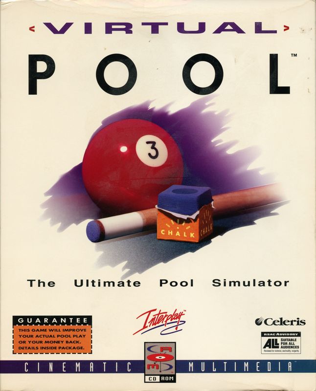 Front Cover for Virtual Pool (DOS)