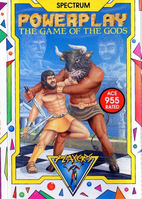 Front Cover for Powerplay: The Game of the Gods (ZX Spectrum) (Players budget release)