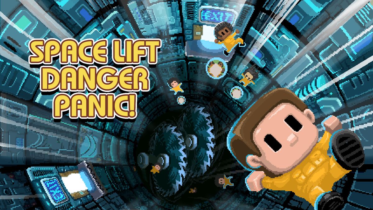 Front Cover for Space Lift Danger Panic! (Nintendo Switch) (download release): 2nd version