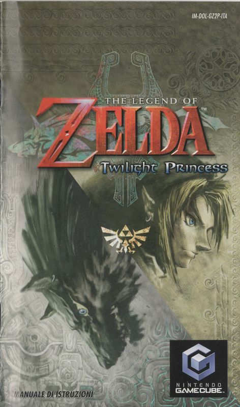 Manual for The Legend of Zelda: Twilight Princess (GameCube): Front