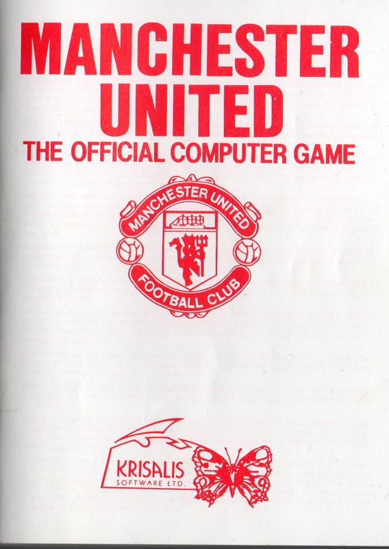 Manual for Manchester United (Commodore 64)