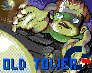 Front Cover for Old Tower (Commodore 64) (itch.io release)