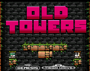 Front Cover for Old Tower (Genesis) (itch.io release)