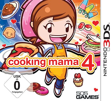 Front Cover for Cooking Mama 4: Kitchen Magic (Nintendo 3DS) (download release)