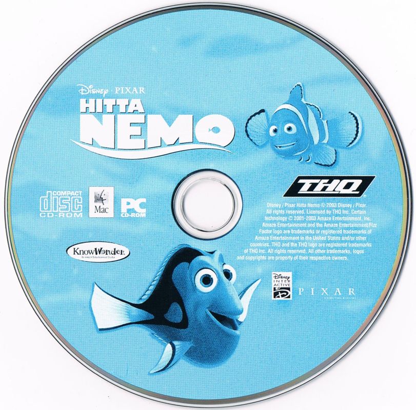 Disney•Pixar Finding Nemo cover or packaging material - MobyGames