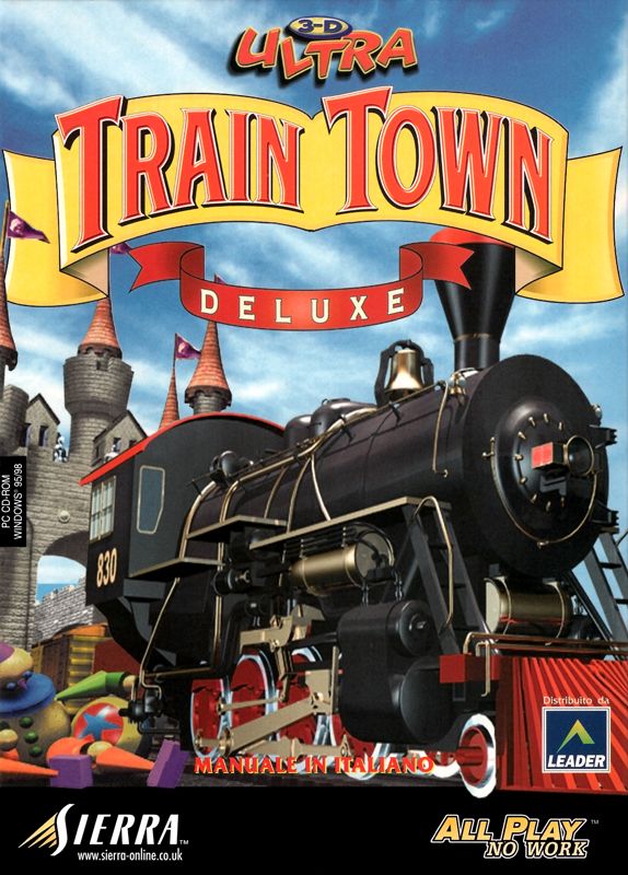 Front Cover for 3-D Ultra Lionel Train Town Deluxe (Windows)