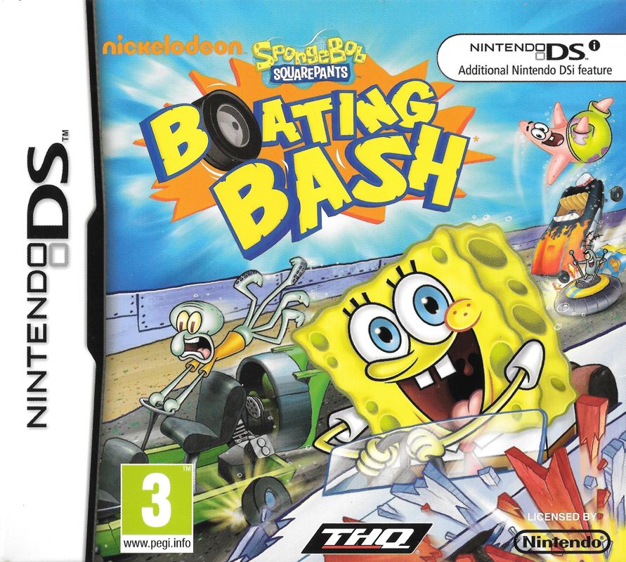 Front Cover for SpongeBob's Boating Bash (Nintendo DS)